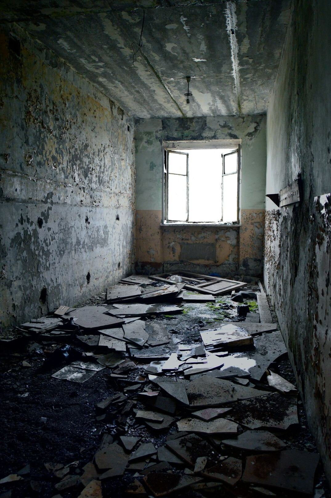 old abandoned house interior